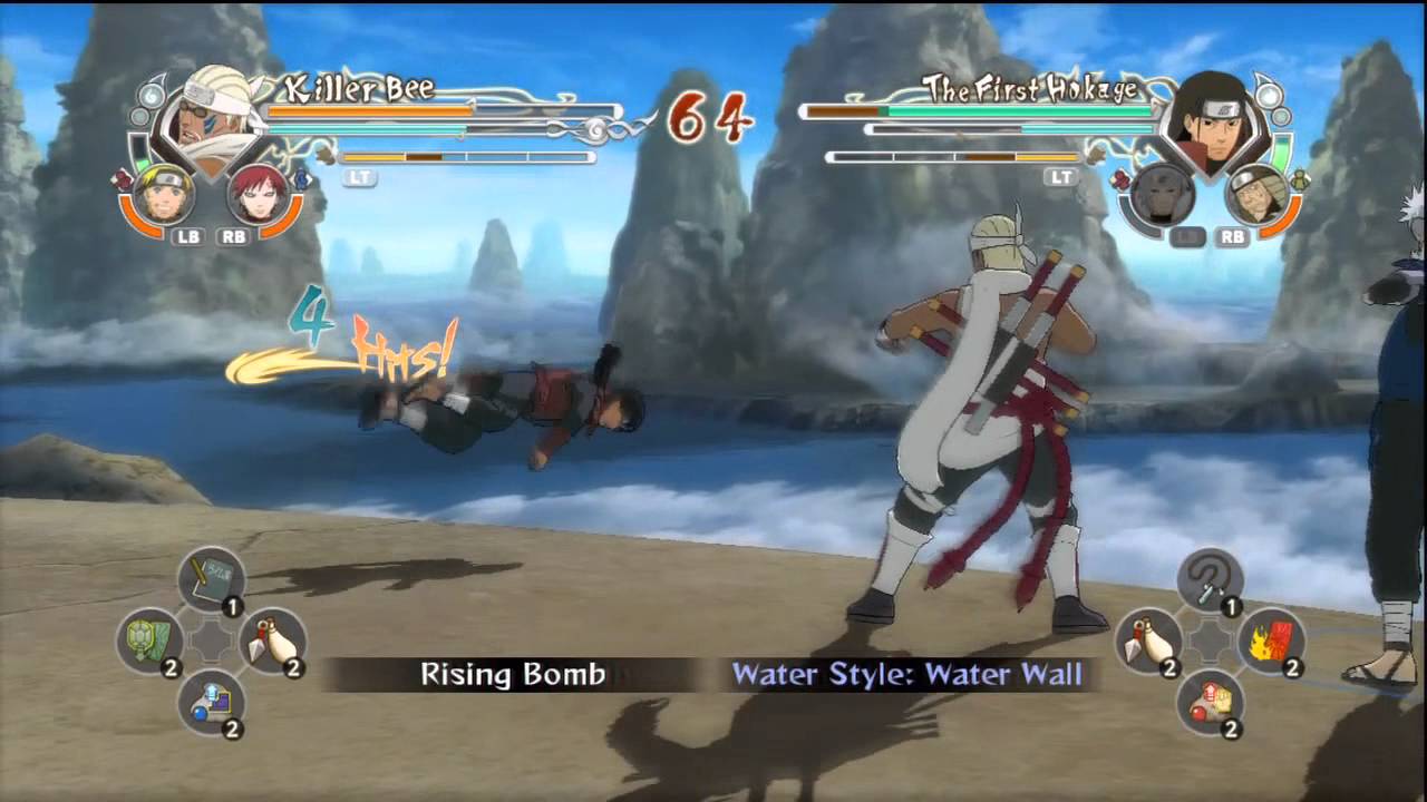 Naruto SUN Storm Generations - PS3 / X360 - 'Jinchuriki' VS 'Leaf Higher-ups'