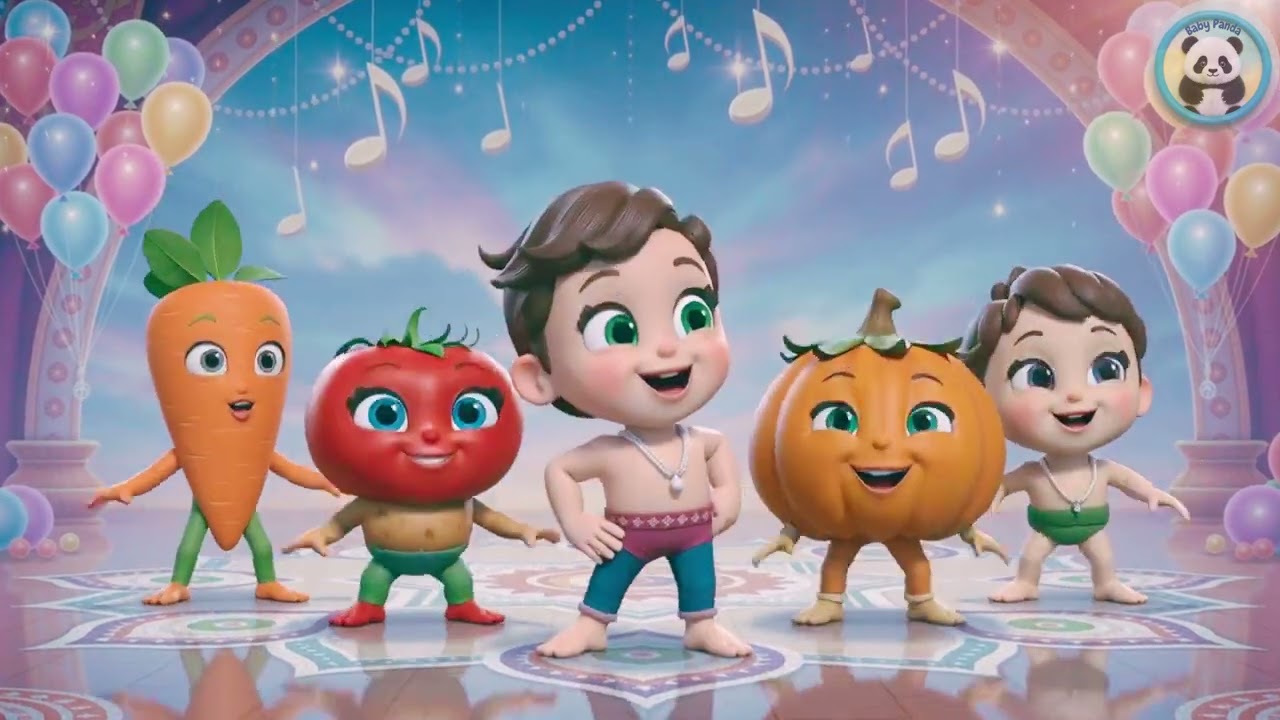 Vegetable Dance Song 🥕🥔 | Fun Hindi Kids Song | Learn Vegetables