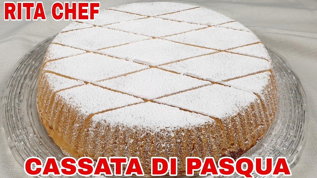 CASSATA DI PASQUA⭐RITA CHEF | Golosa, profumata e incredibilmente deliziosa.