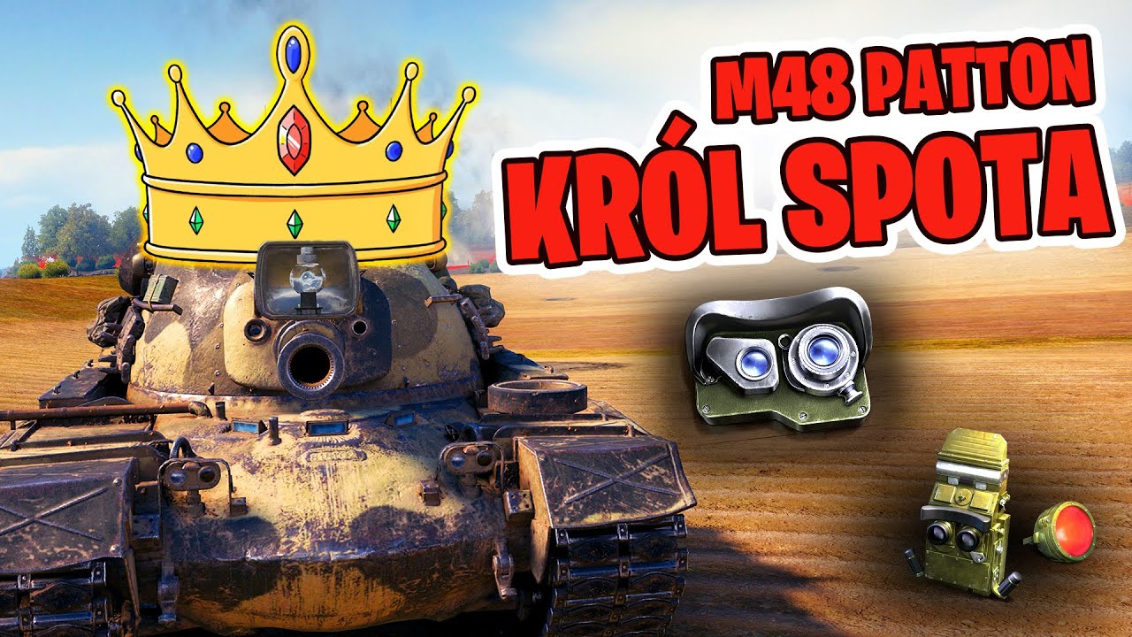 M48 Patton - CZOŁG KT&Oacute;RY WIDZI WSZYSTKO - Battlepass w World of Tanks