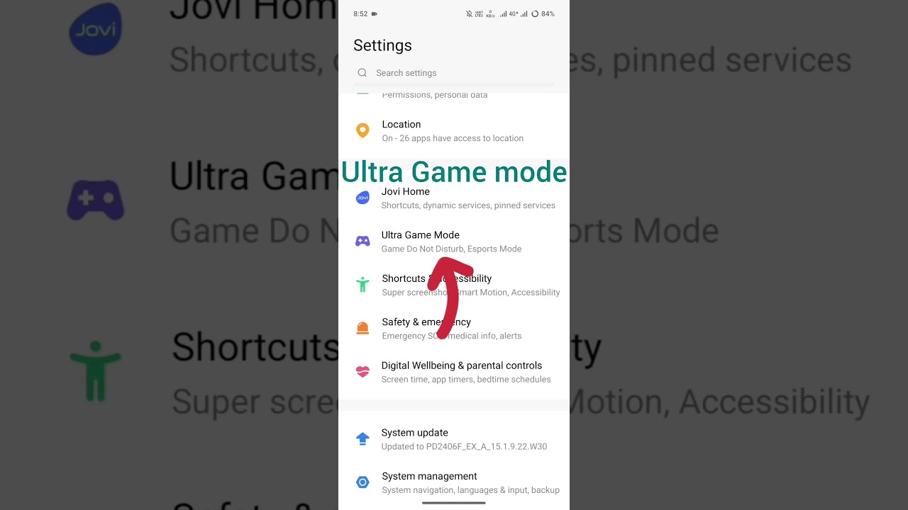 Mobile ultra Game mode ll Game sound quality & effects ll #shorts ll #subscribe ll #smartphone ll