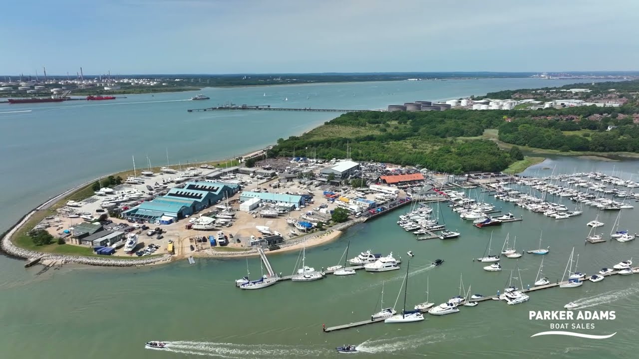 Aerial Filming of Hamble Point Marina, In the heart of the solent is where you will find our office!