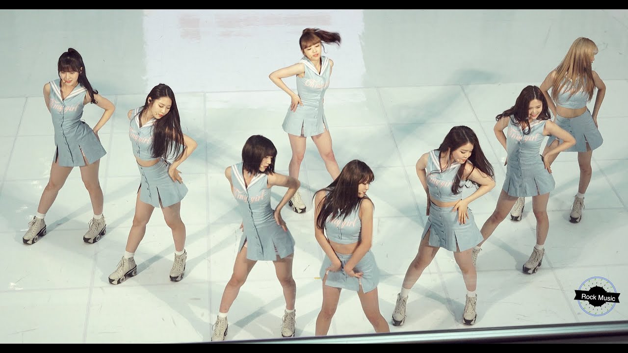 오마이걸 OH MY  GIRL[4K 직캠] 한발짝 두발짝 One Step Two Steps@20160502 Rock Music