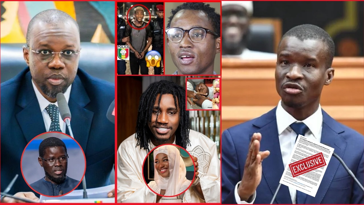 DIRECT - Arrestation de Ouzin et cie - mariage de Wally Seck et Mya ? Sonko prend parole
