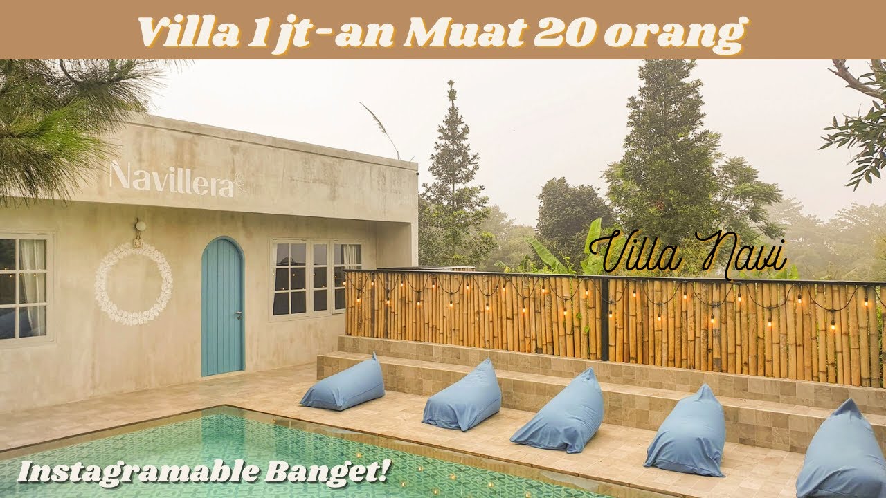 VILLA PUNCAK BOGOR || VILLA NAVI || 1JT-AN || VILLA INSTAGRAMABLE || THE VILLAS 100 || VILLA MURAH