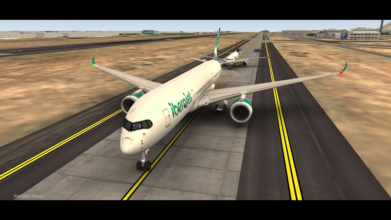 IberoJet A350 departing 🛫 from SCl airport ✈️✈️ World of Airports 