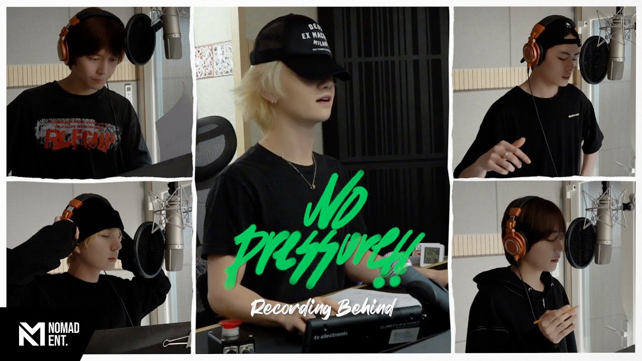 'No pressure' Recording Behind | NOMAD 노매드