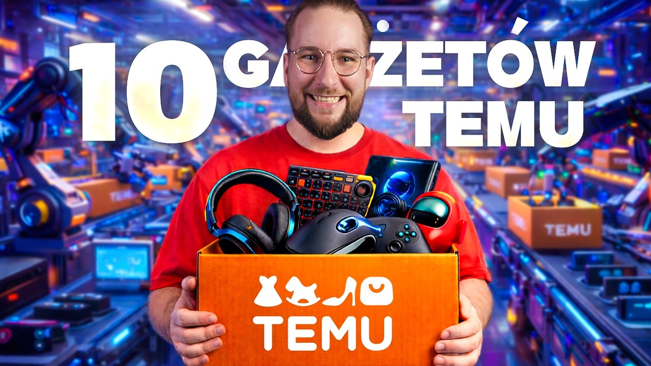 TESTUJE NAJLEPSZE GADŻETY z TEMU dla GRACZA
