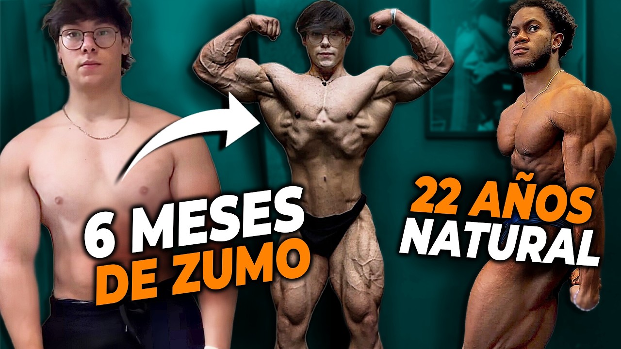 CULTURISTA NATURAL muta CON 6 MESES de química + Natural de Nigeria
