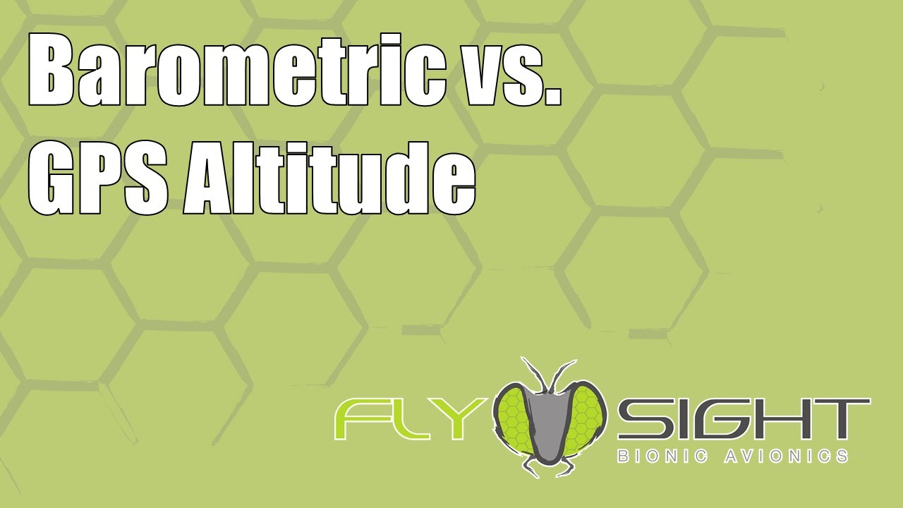 Barometric vs. GPS Altitude