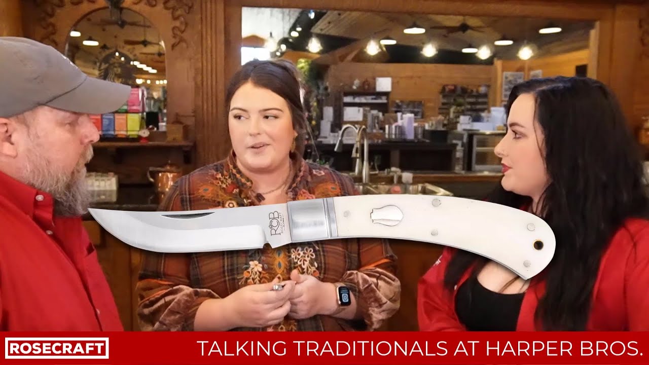 Andy & Swaggs talk RoseCraft Blades Traditionals at Harper Bros. Store