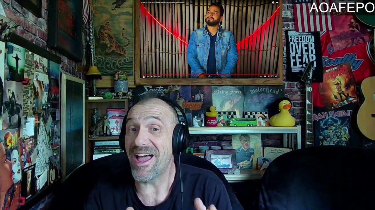 Love By Grace - Gabriel Henrique | Cover Lara Fabian - Reaction with Rollen