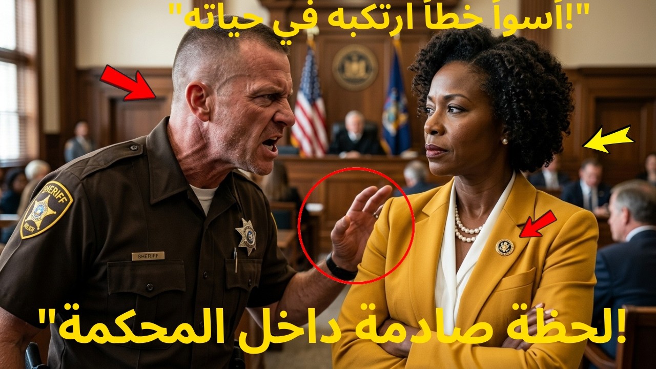 شرطي صفع نائبة سوداء داخل المحكمة… لكنه لم يعلم من هي حتى سقط أرضًا خلال ثوانٍ!(حكايات ملهمة