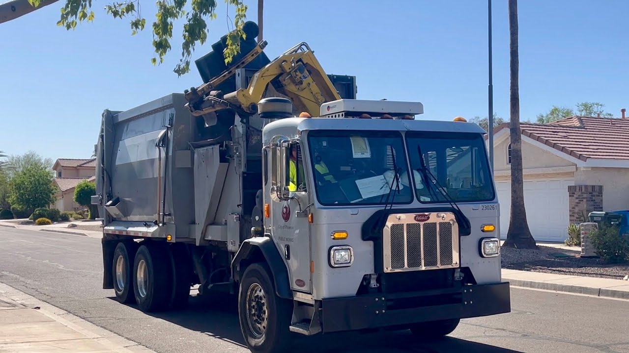 City of Phoenix- Peterbilt 520 Curbtender Powerpak Garbage Truck!