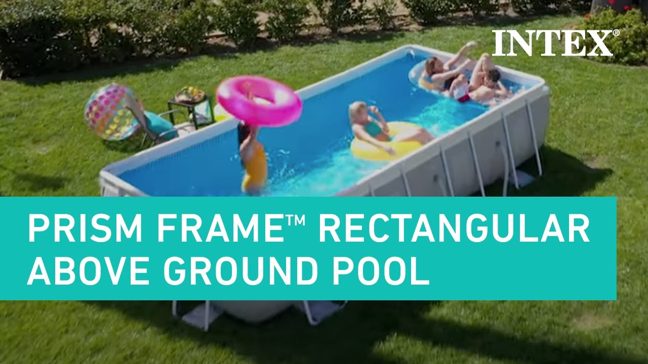 Intex&reg; Prism Frame&trade; Premium Rectangular Above Ground Pools