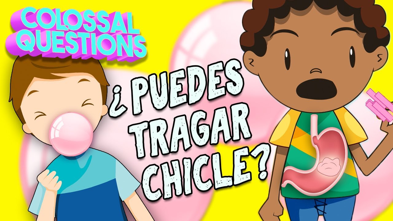 ¿Qué REALMENTE sucede si tragas chicle? | PREGUNTAS COLOSALES
