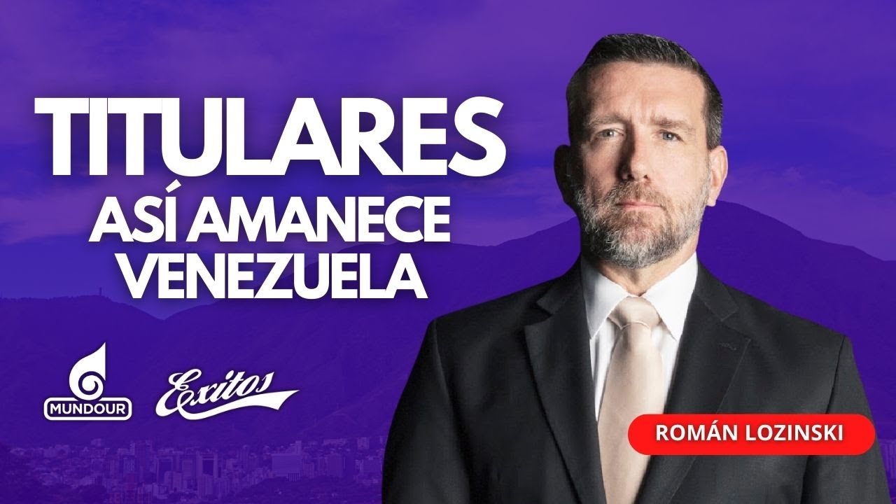 EN VIVO🔴Román Lozinski 12.08.2025 Titulares: Así amanece Venezuela