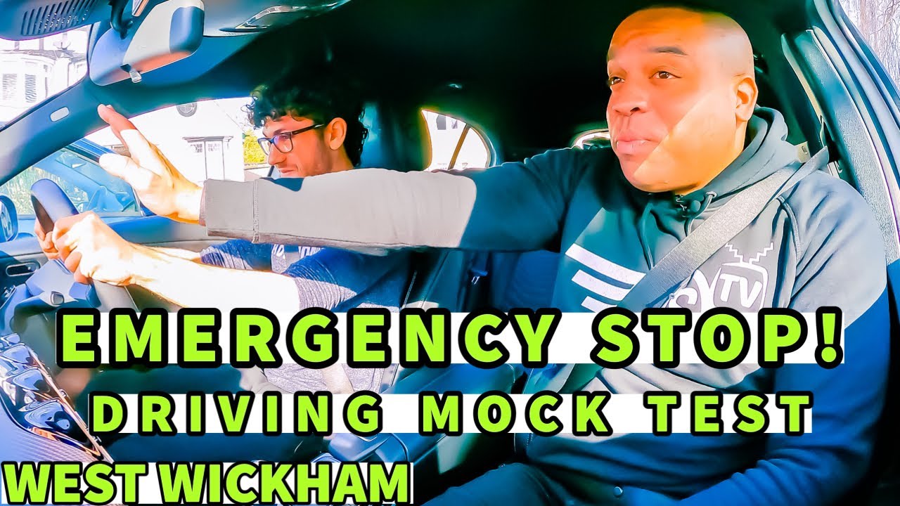 Zaki's Awesome Driving Mock Test With a Questionable Emergency Stop