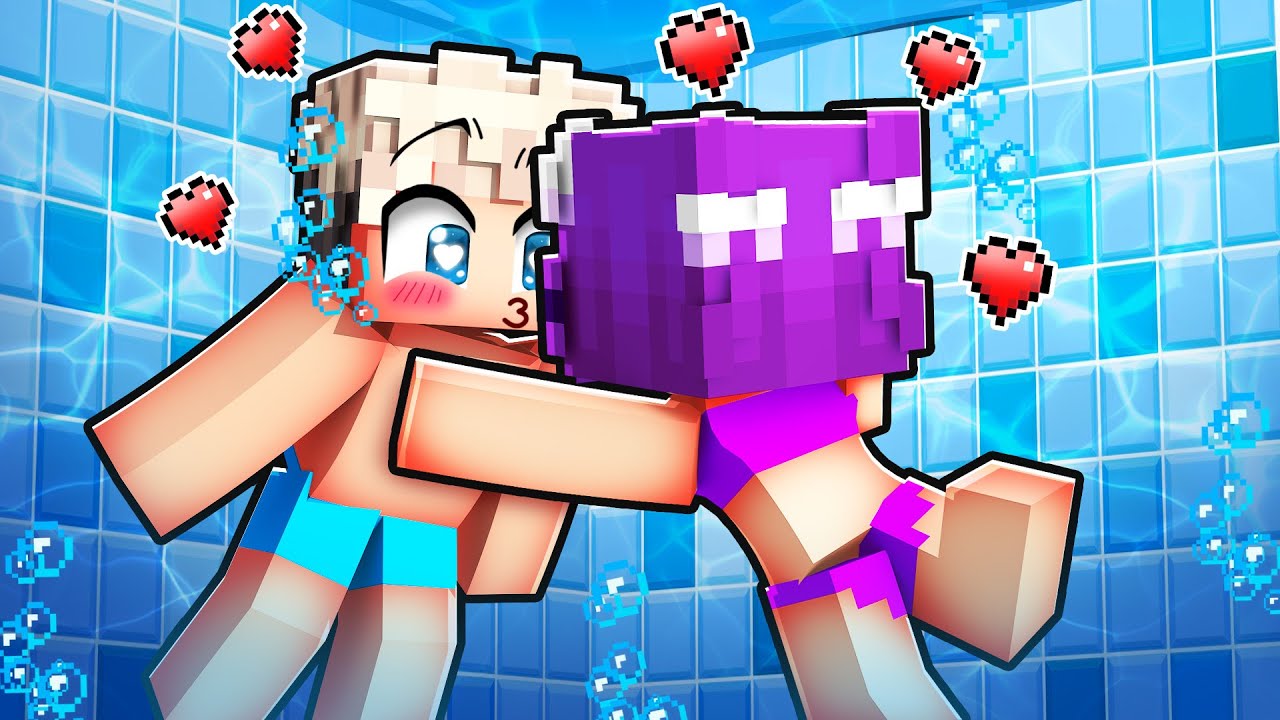 Ich KÜSSE meinen CRUSH auf einer POOLPARTY in Minecraft!