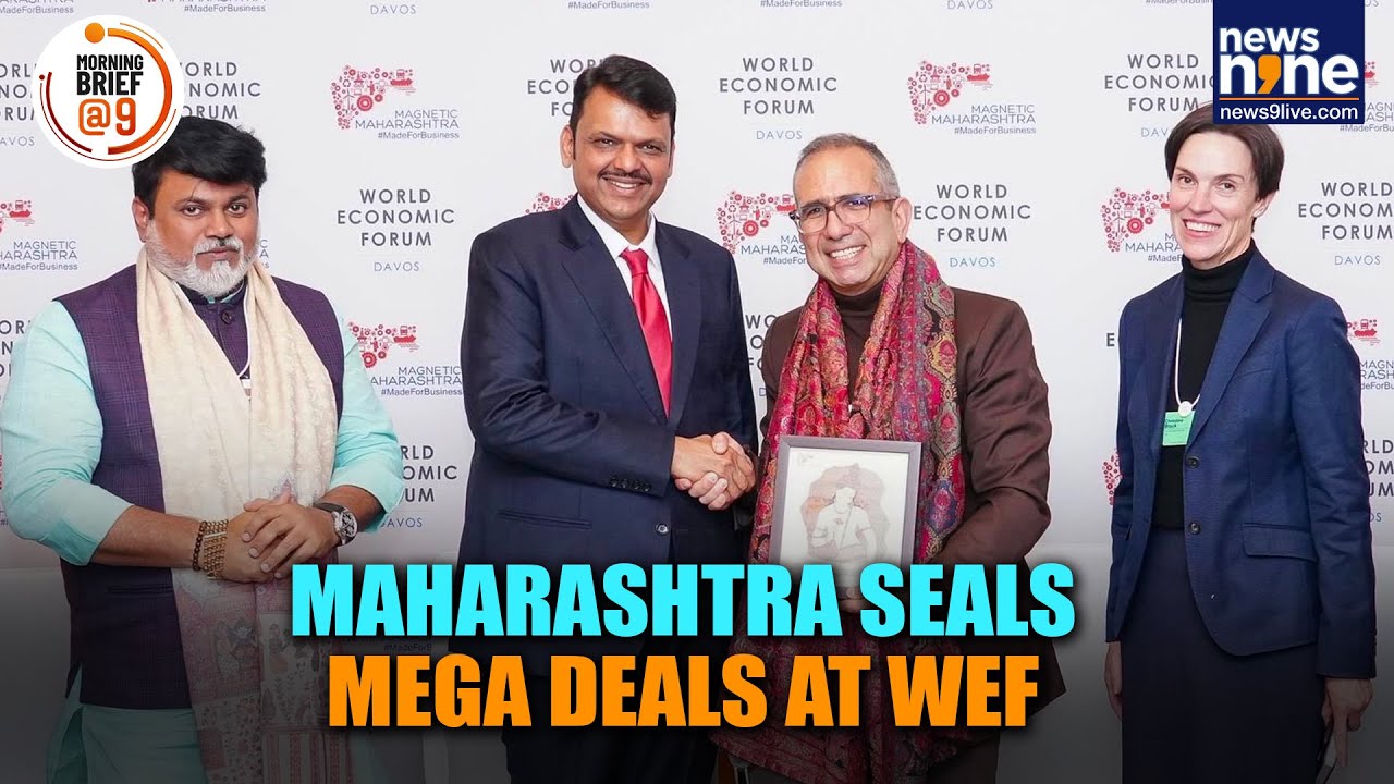 India Shines at Davos 2026 | Maharashtra Signs ₹14.5 Lakh Cr Deals Promising 15L Jobs | News9
