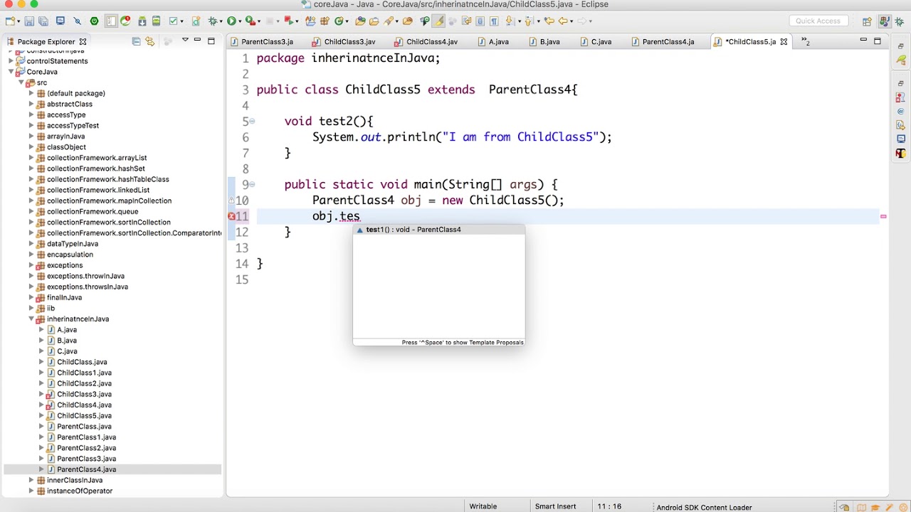Is It possible to Create Reference of Parent Class and Object of Child Class