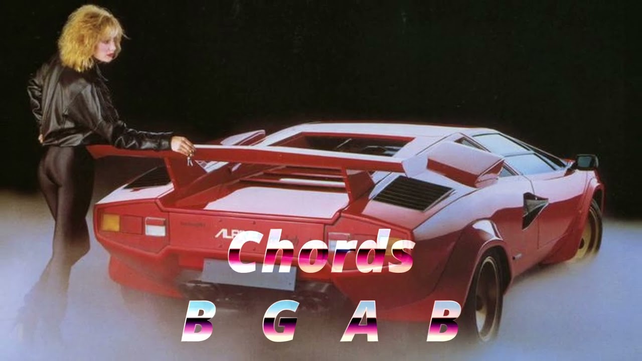 Pursuit - Synthwave Rock Backing Track B Minor