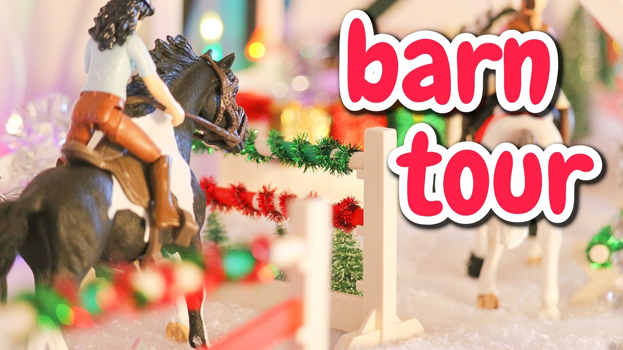 Christmas Schleich BARN TOUR! December 2024