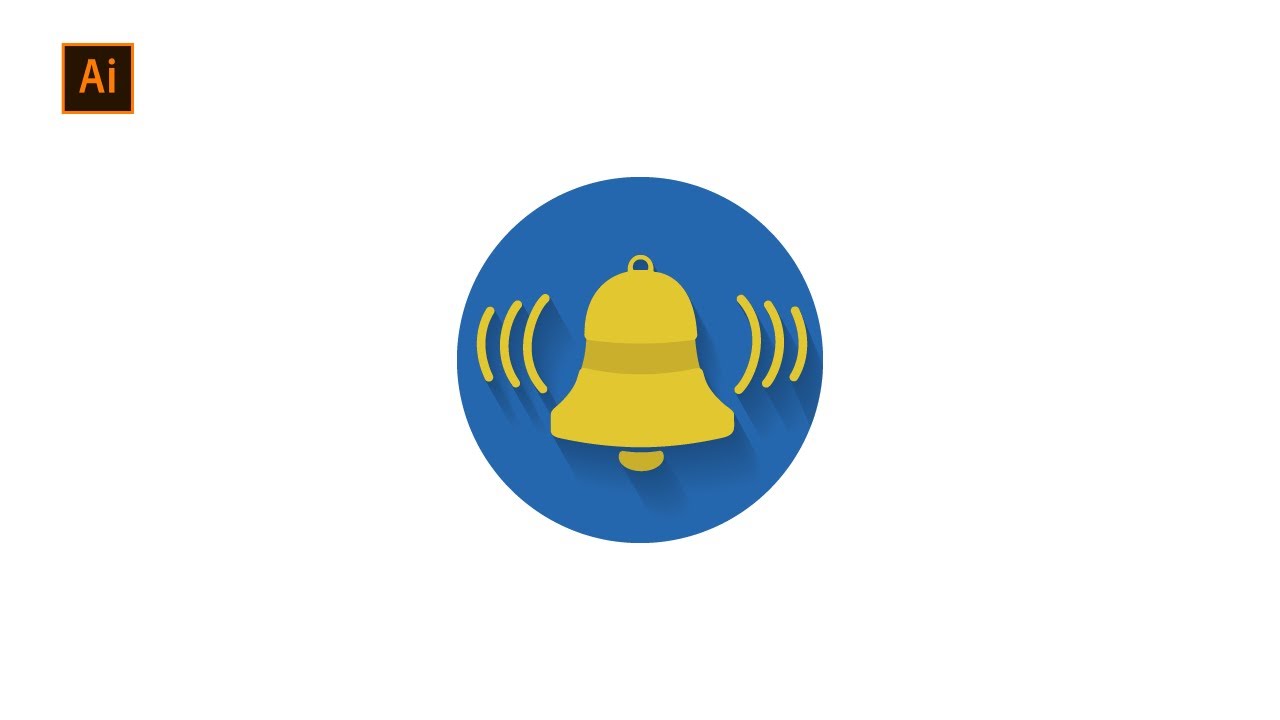 how to create Bell 🔔 Icon with illustrator cc 2020