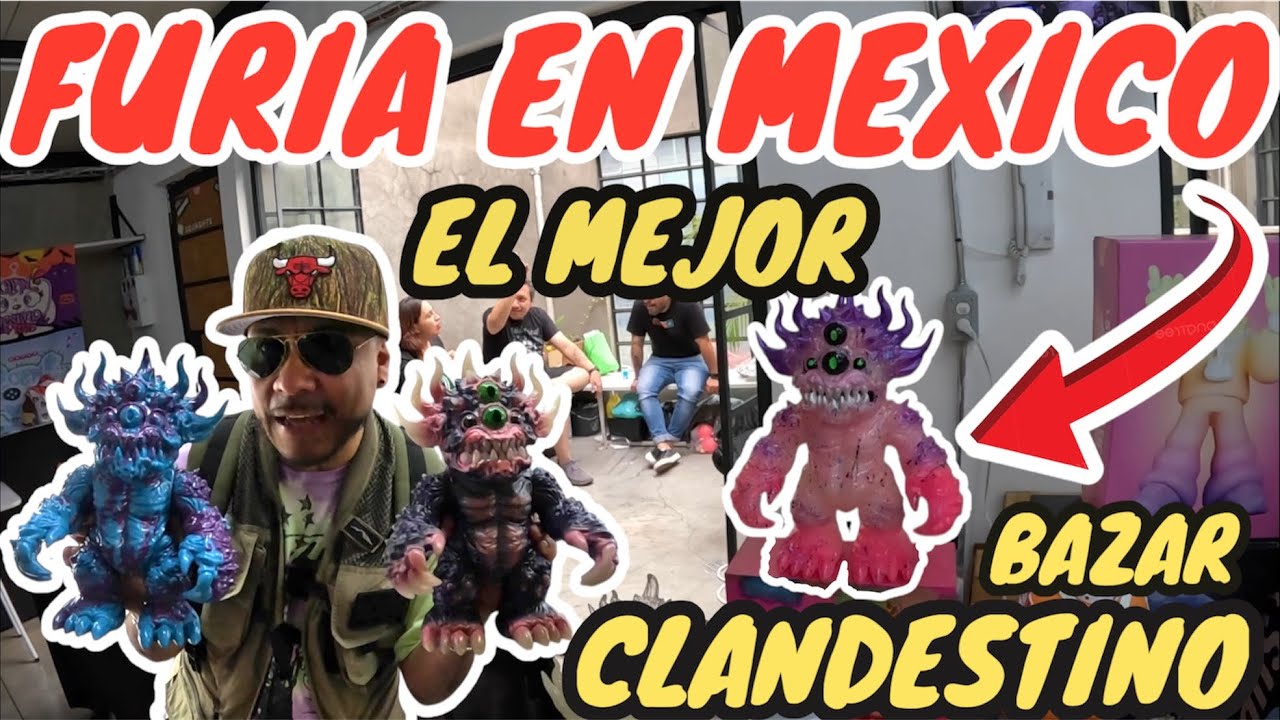 BAZAR CLANDESTINO 13 EDICION JUGUETES ART TOY Y SOFUBI MEXA DE LA MEJOR CALIDAD #toys #arttoys