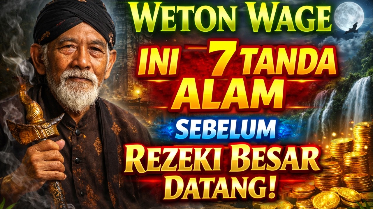 Weton Wage ini 7 Tanda Alam Sebelum Rezeki Besar Datang!!