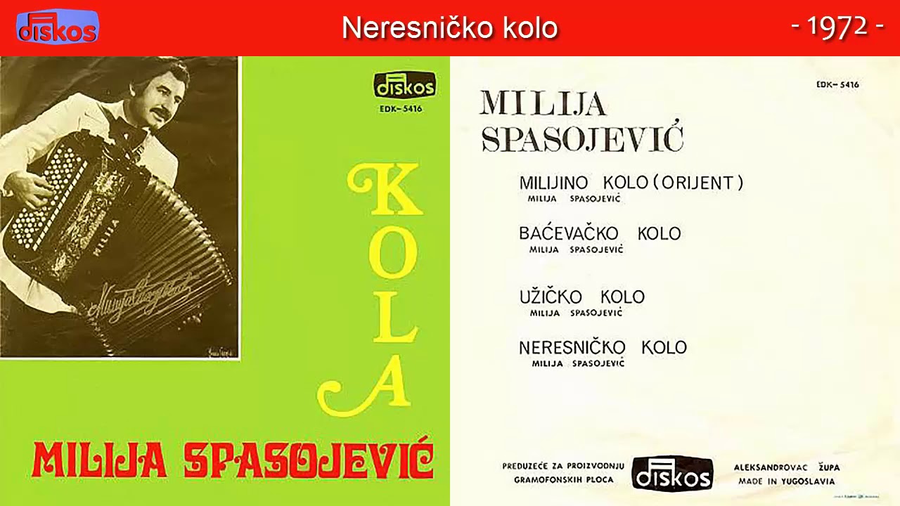 Milija Spasojevic - Neresnicko kolo - (Audio 1972)