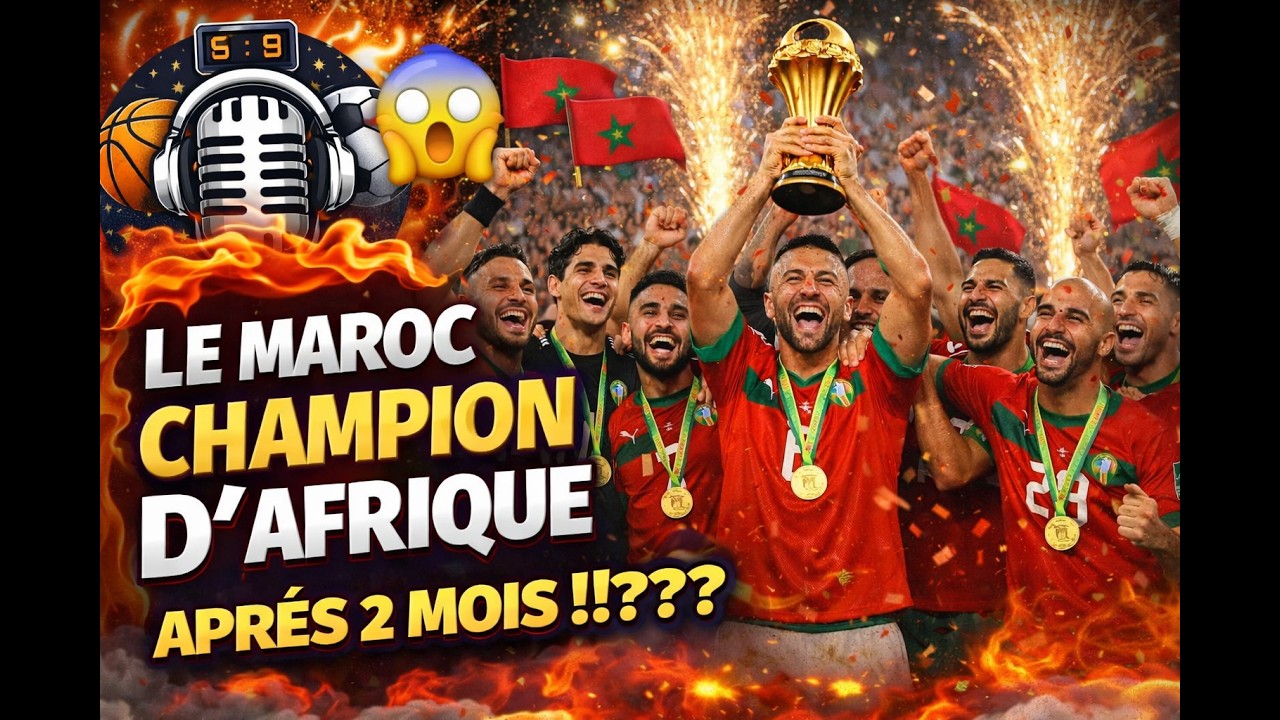 LE MAROC CHAMPION D'AFRIQUE 2 MOIS APRÈS !?!?