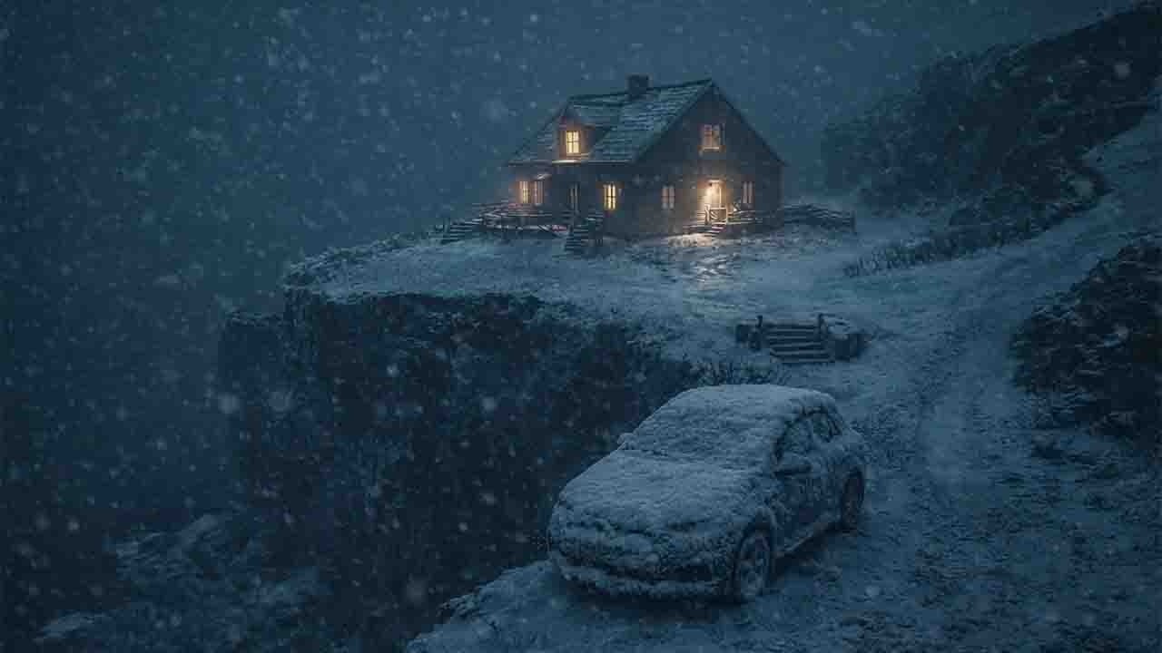 Experience a fierce, terrifying snowstorm that seems to never end | Extreme wind howling sounds