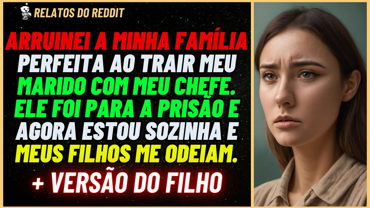 Fui EGOISTA e arruinei a minha família PERFEITA ao trair meu marido que foi PRESO... #reddit #relato