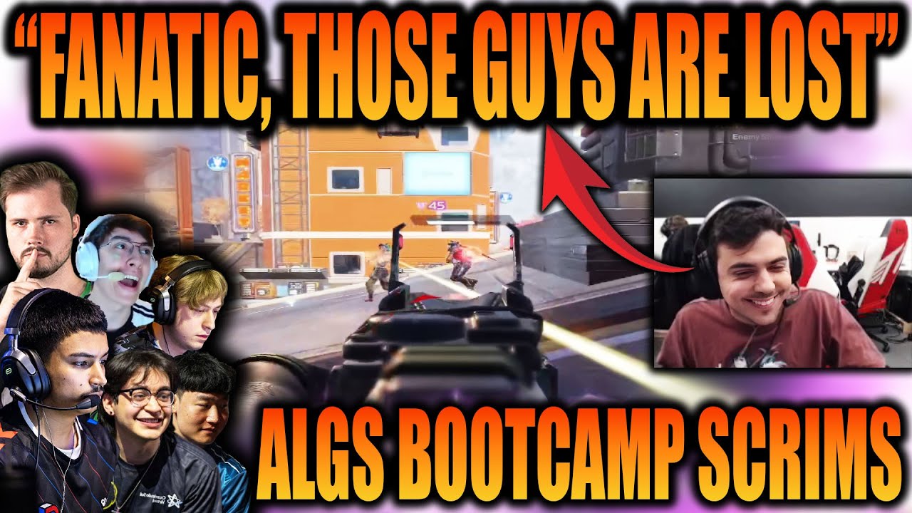 100T Decides to CHALL FLCN in a 3v3! FNC Trolls in Front of FLCN During BOOTCAMP Scrims!