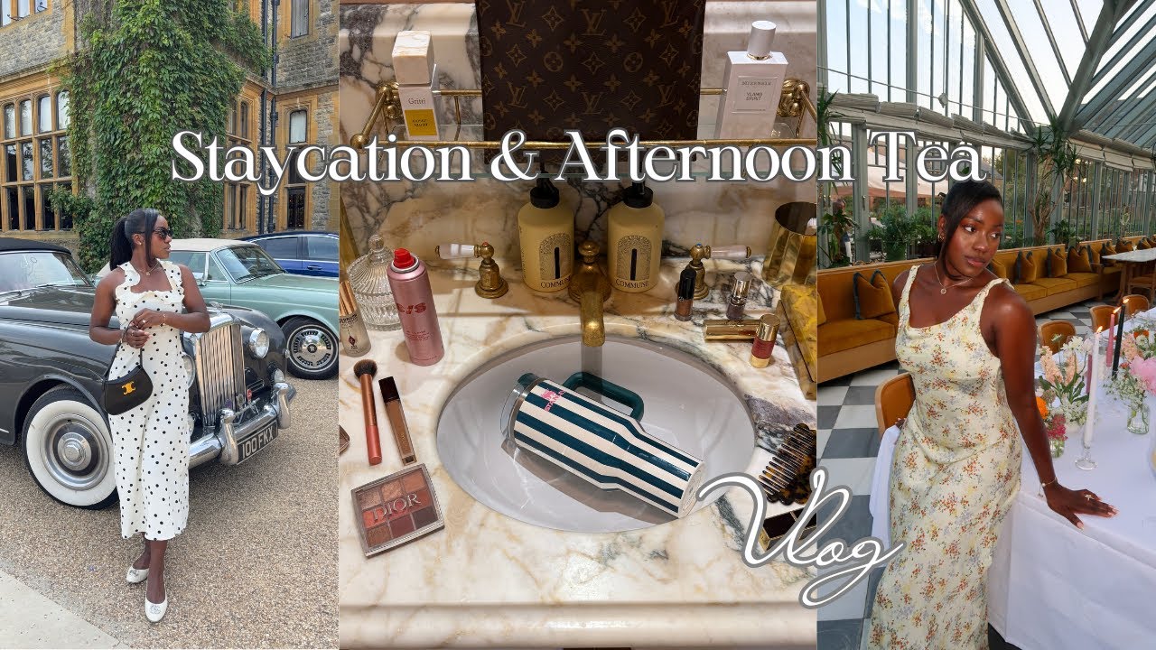 Vlog | A dream stay at Estelle manor, afternoon tea at Claridges & more