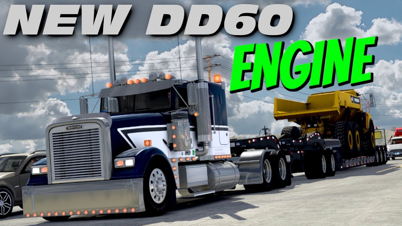 Detroit Diesel 60 Series with MASSIVE Jake Brake sound !! 8 inch stacks || New from ZEEMODS !!