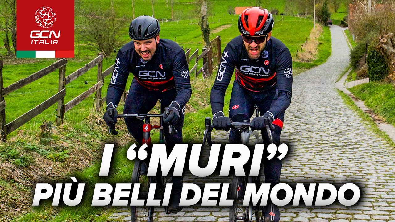 Ricognizione sul finale del Giro delle Fiandre.