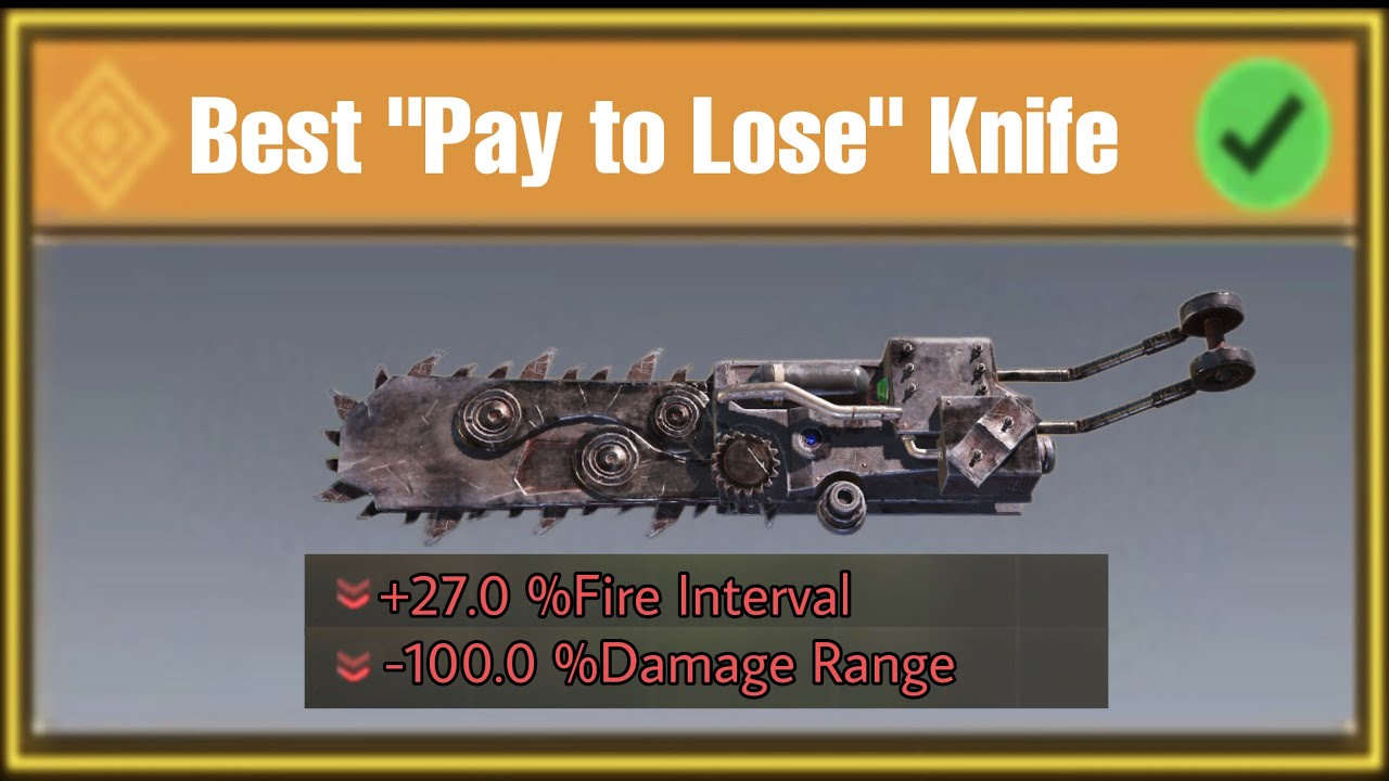 This Knife Has The WORST RANGE than OTHERS ( PAY TO LOSE )