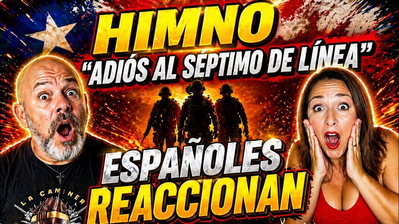 EX-MILITAR ESPAÑOL Y MUJER REACCIONA a HIMNO ADIOS AL SÉPTIMO DE LÍNEA