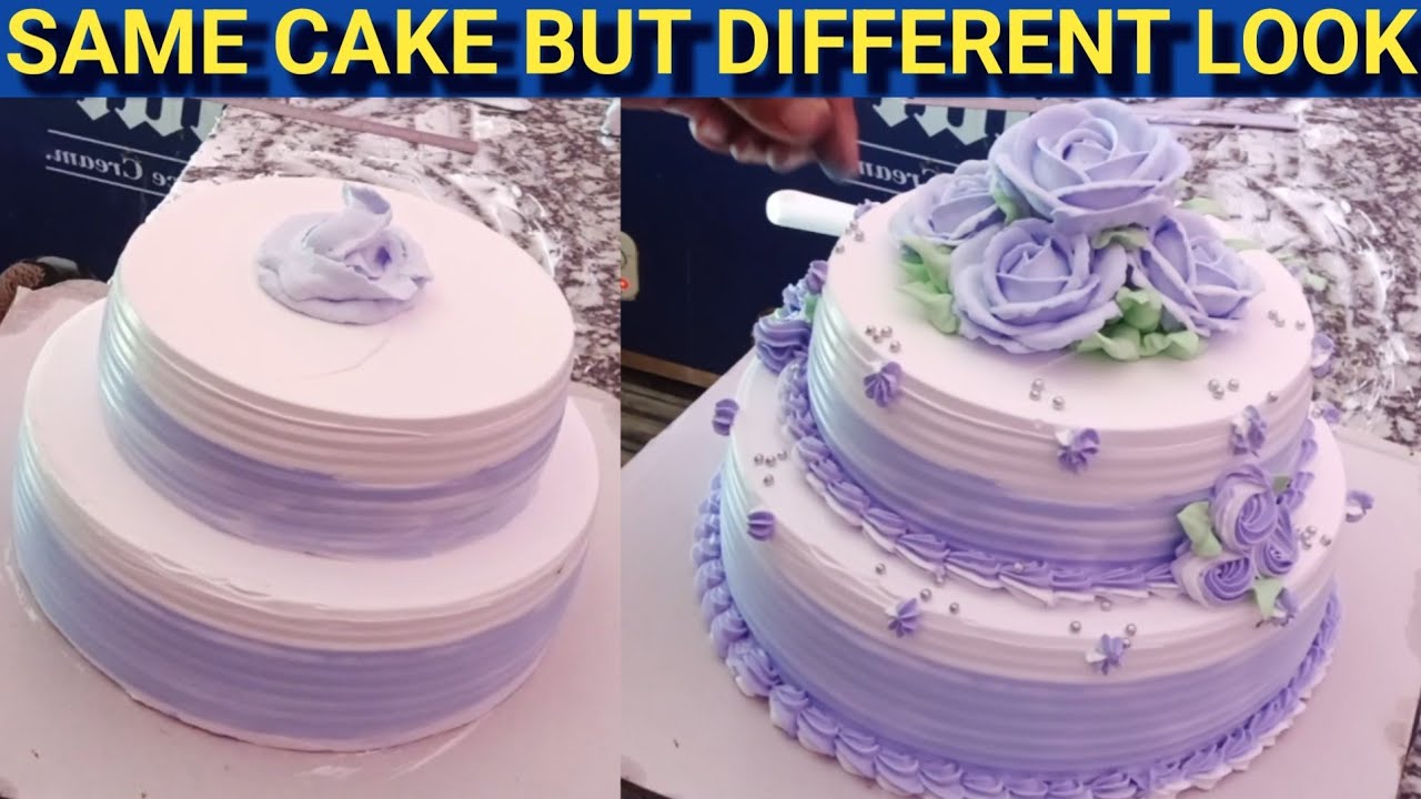 Stunning Two-Tier Purple Rose Strawberry Cake | Easy DIY Cake Decorating Tutorial