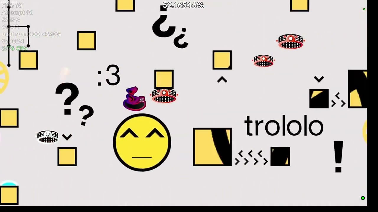 troll level 64% and 37-100