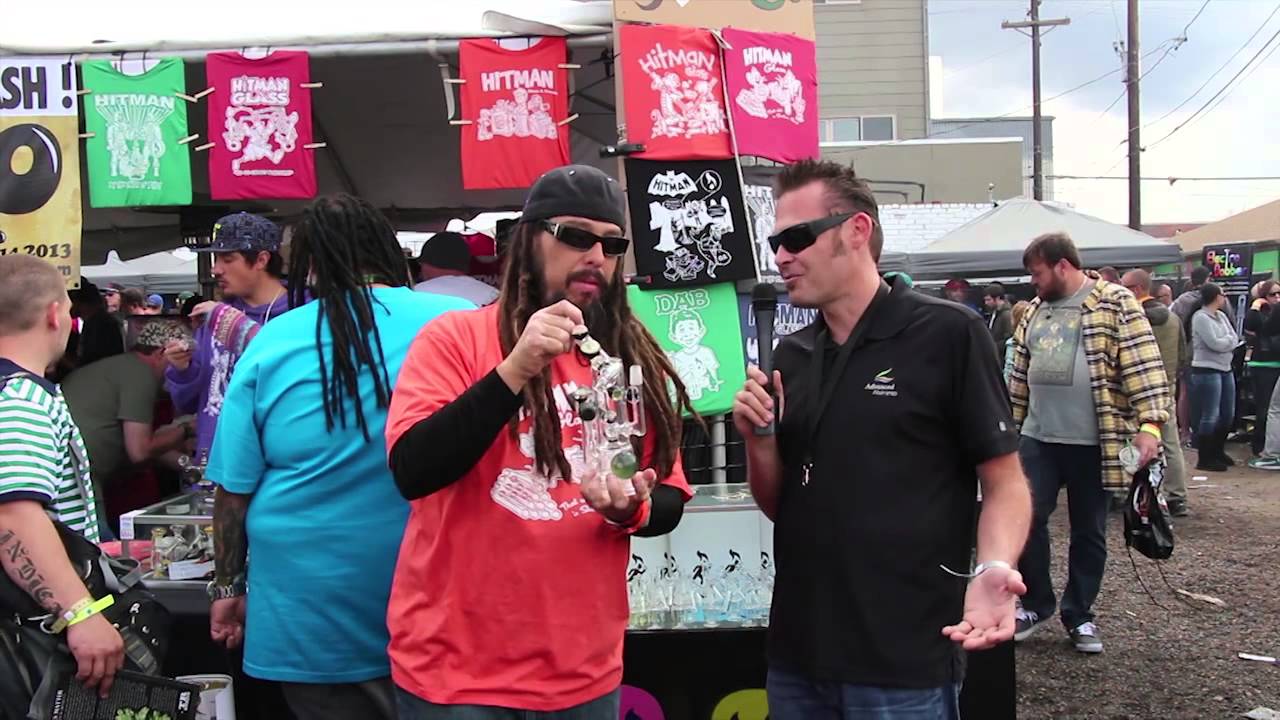 Hitman Glass talking to Advanced Nutrients at Cannabis Cup 2013