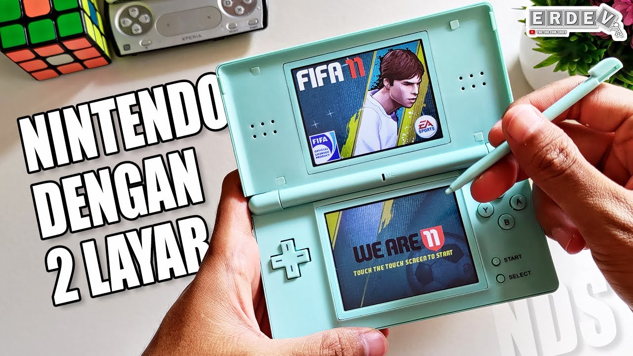 BELI KONSOL GAME NINTENDO YANG UNIK DAN KEREN PADA ZAMANNYA! - Unboxing & Review Nintendo DS Lite