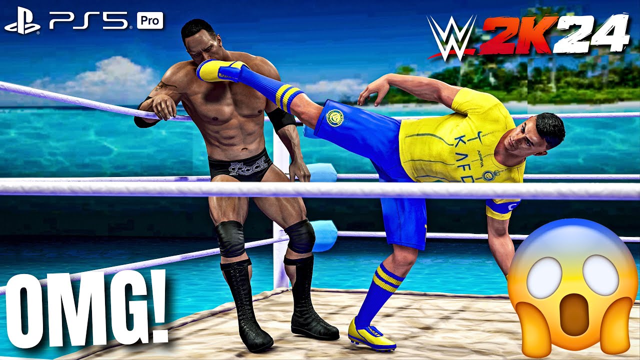 WWE 2K24 — Проигравший будет брошен в воду в матче «Королевская битва» | PS5 Pro [4K60]