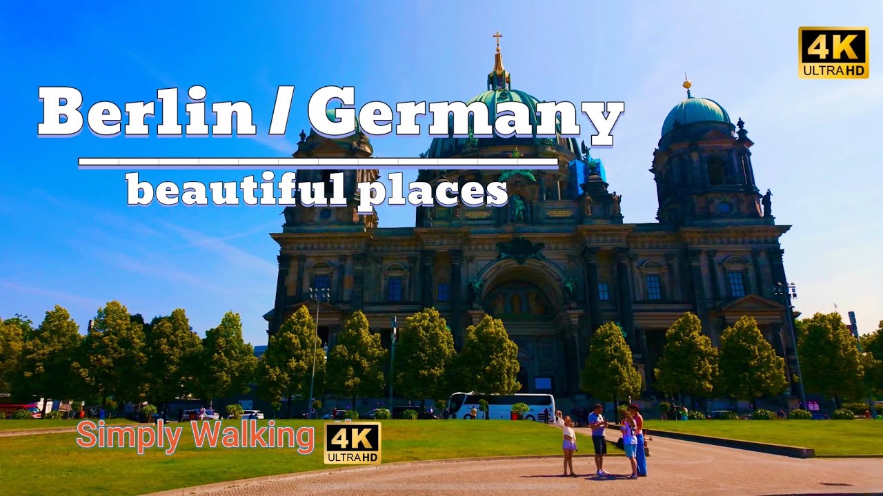 4k Walk through Berlin - Mitte | Germany | Alexander Platz und Museumsinsel | Simply Walking 4k