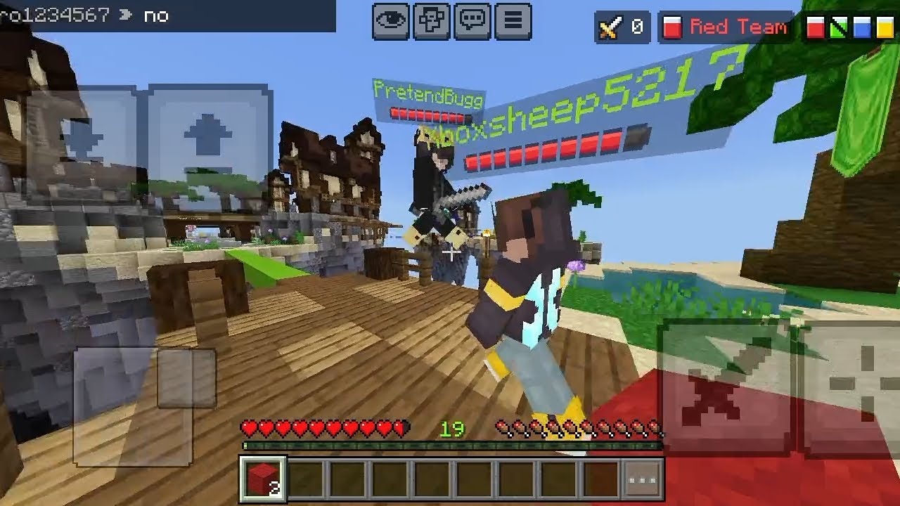Hive bedwars season 4 gameplay on mobile! 😍