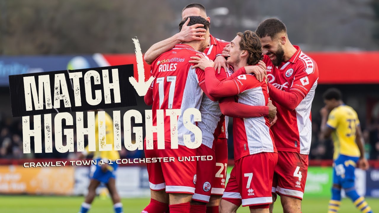 HIGHLIGHTS | Crawley Town v Colchester United