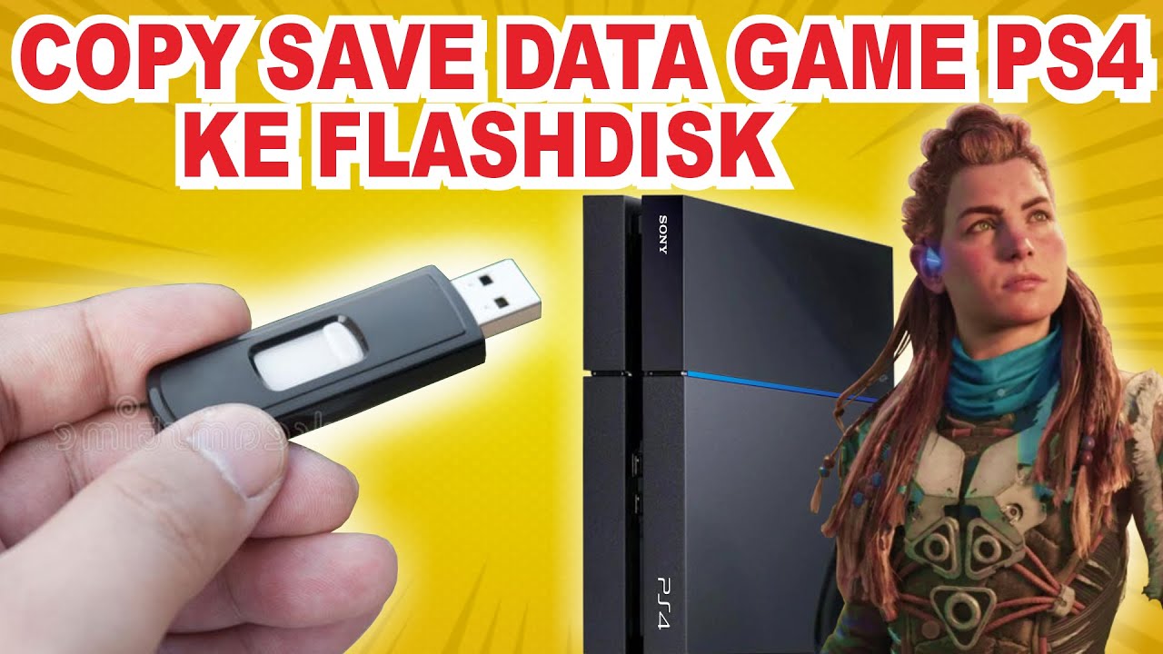Cara Simpan SAVE DATA Game PS4 ke FLASHDISK‼️