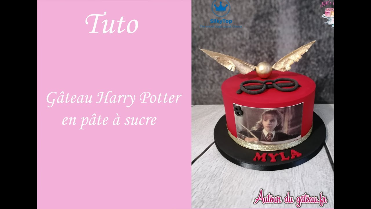 Réaliser les modelages du Vif d'Or et des lunettes d'Harry - Tuto Cake Design Harry Potter 🧹
